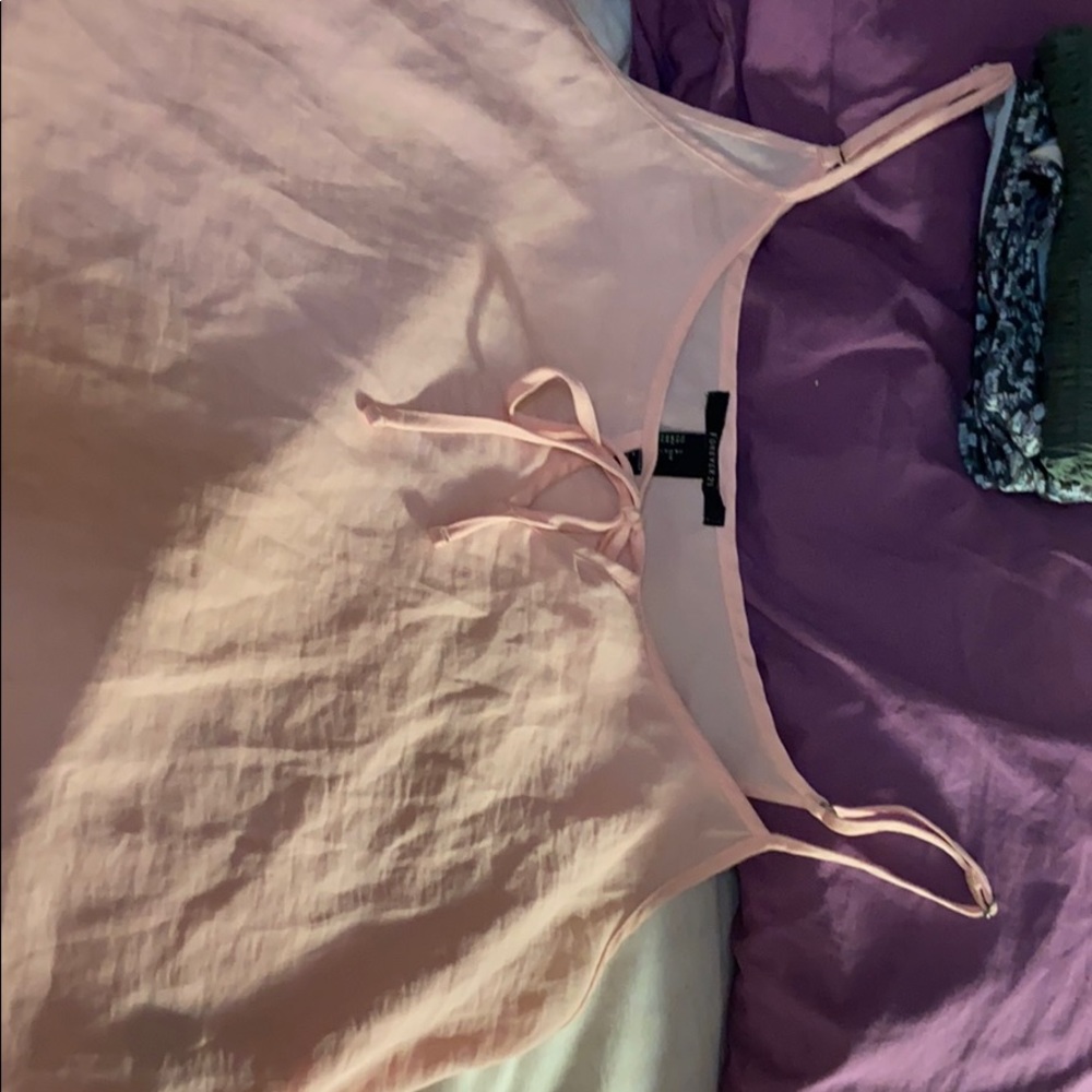 wavy pink shirt